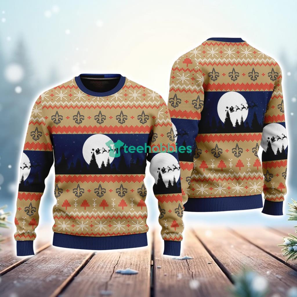 New Orleans Saints NFL Christmas AOP Sweater For Bigs Fans New Gift image New Orleans Saints NFL Christmas AOP Sweater For Bigs Fans New Gift Product Photo 1