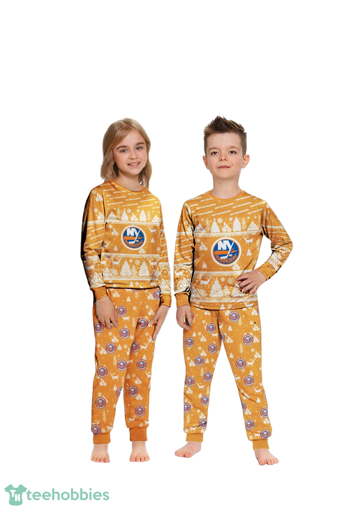 new-york-islanders-christmas-pattern-family-matching-pajamas-sets-best-gift-for-christmas-2.jpg New York Islanders Christmas Pattern Family Matching Pajamas Sets Best Gift For Christmas Product Photo 1