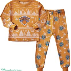 New York Knicks Christmas Pattern Family Matching Pajamas Sets Best Gift For Christmas image New York Knicks Christmas Pattern Family Matching Pajamas Sets Best Gift For Christmas Product Photo 3