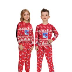 New York Rangers Christmas Pattern Family Matching Pajamas Sets Best Gift For Christmas image New York Rangers Christmas Pattern Family Matching Pajamas Sets Best Gift For Christmas Product Photo 4