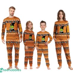 NFL Grinch Cincinnati Bengals Custom Name Christmas Knitting Pattern Matching Family Pajamas Set image NFL Grinch Cincinnati Bengals Custom Name Christmas Knitting Pattern Matching Family Pajamas Set Product Photo 3