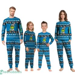 NFL Grinch Detroit Lions Custom Name Christmas Knitting Pattern Matching Family Pajamas Set image NFL Grinch Detroit Lions Custom Name Christmas Knitting Pattern Matching Family Pajamas Set Product Photo 2