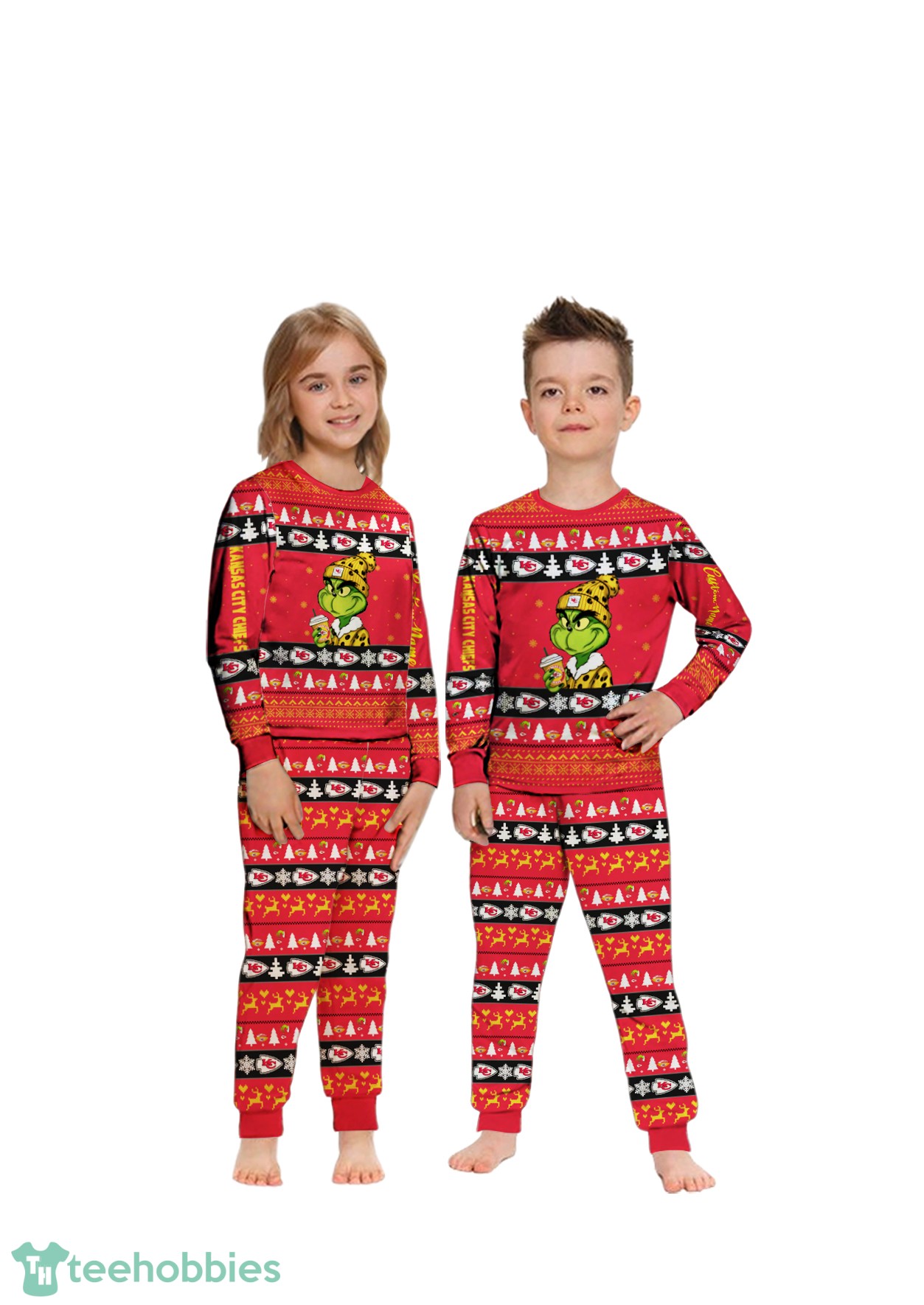 nfl-grinch-kansas-city-chiefs-custom-name-christmas-knitting-pattern-matching-family-pajamas-set-2.jpg NFL Grinch Kansas City Chiefs Custom Name Christmas Knitting Pattern Matching Family Pajamas Set Product Photo 2