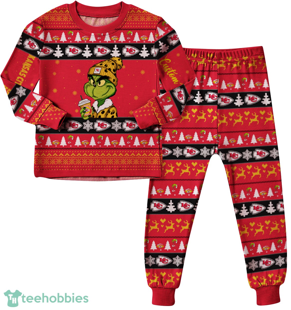 nfl-grinch-kansas-city-chiefs-custom-name-christmas-knitting-pattern-matching-family-pajamas-set-3.jpg NFL Grinch Kansas City Chiefs Custom Name Christmas Knitting Pattern Matching Family Pajamas Set Product Photo 1