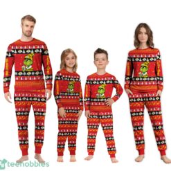 NFL Grinch Los Angeles Rams Custom Name Christmas Knitting Pattern Matching Family Pajamas Set image NFL Grinch Los Angeles Rams Custom Name Christmas Knitting Pattern Matching Family Pajamas Set Product Photo 4