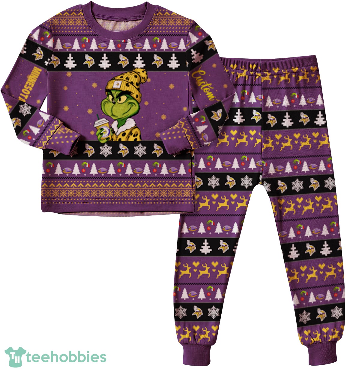 nfl-grinch-minnesota-vikings-custom-name-christmas-knitting-pattern-matching-family-pajamas-set-3.jpg NFL Grinch Minnesota Vikings Custom Name Christmas Knitting Pattern Matching Family Pajamas Set Product Photo 3