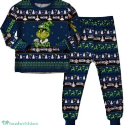 NFL Grinch Seattle Seahawks Custom Name Christmas Knitting Pattern Matching Family Pajamas Set image NFL Grinch Seattle Seahawks Custom Name Christmas Knitting Pattern Matching Family Pajamas Set Product Photo 2