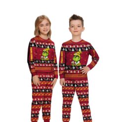 NFL GrinchArizona Cardinals Christmas Knitting Pattern Matching Family Pajamas Set image NFL GrinchArizona Cardinals Christmas Knitting Pattern Matching Family Pajamas Set Product Photo 4