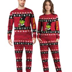 NFL GrinchAtlanta Falcons Christmas Knitting Pattern Matching Family Pajamas Set image NFL GrinchAtlanta Falcons Christmas Knitting Pattern Matching Family Pajamas Set Product Photo 4