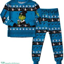 NFL GrinchCarolina Panthers Christmas Knitting Pattern Matching Family Pajamas Set image NFL GrinchCarolina Panthers Christmas Knitting Pattern Matching Family Pajamas Set Product Photo 2