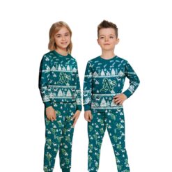 Oakland Athletics MLB Christmas Pattern Family Matching Pajamas Sets Best Gift For Christmas image Oakland Athletics MLB Christmas Pattern Family Matching Pajamas Sets Best Gift For Christmas Product Photo 4