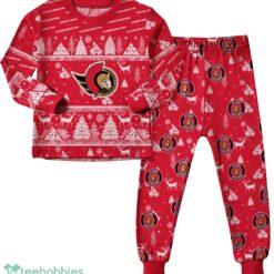 Ottawa Senators Christmas Pattern Family Matching Pajamas Sets Best Gift For Christmas image Ottawa Senators Christmas Pattern Family Matching Pajamas Sets Best Gift For Christmas Product Photo 3