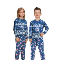 Philadelphia 76ers Christmas Pattern Family Matching Pajamas Sets Best Gift For Christmas image Philadelphia 76ers Christmas Pattern Family Matching Pajamas Sets Best Gift For Christmas Product Photo 4