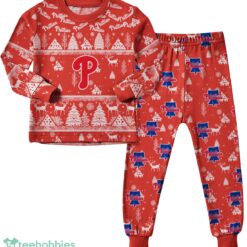 Philadelphia Phillies MLB Christmas Pattern Family Matching Pajamas Sets Best Gift For Christmas image Philadelphia Phillies MLB Christmas Pattern Family Matching Pajamas Sets Best Gift For Christmas Product Photo 2