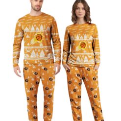 Phoenix Suns Christmas Pattern Family Matching Pajamas Sets Best Gift For Christmas image Phoenix Suns Christmas Pattern Family Matching Pajamas Sets Best Gift For Christmas Product Photo 3
