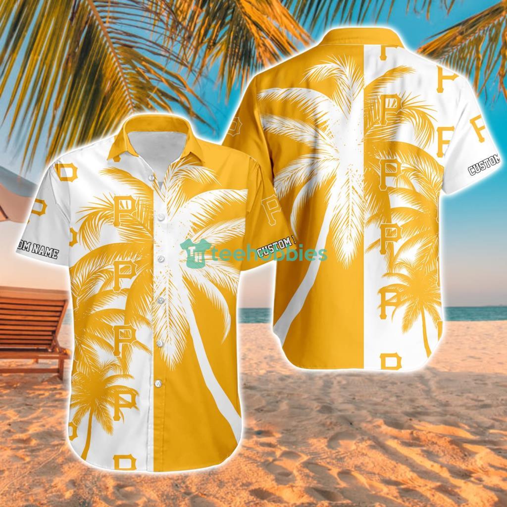 Pittsburgh Pirates Mlb Aloha Tropical Hawaiian Shirt For Fans Custom Name image Pittsburgh Pirates Mlb Aloha Tropical Hawaiian Shirt For Fans Custom Name Product Photo 1
