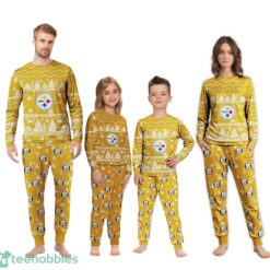 Pittsburgh Steelers Christmas Pattern Family Matching Pajamas Sets Best Gift For Christmas image Pittsburgh Steelers Christmas Pattern Family Matching Pajamas Sets Best Gift For Christmas Product Photo 4