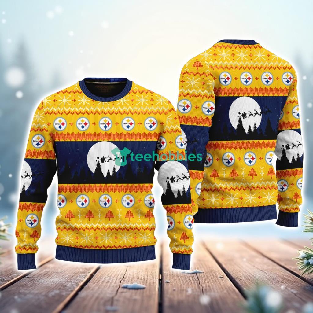 Pittsburgh Steelers NFL Christmas AOP Sweater For Bigs Fans New Gift image Pittsburgh Steelers NFL Christmas AOP Sweater For Bigs Fans New Gift Product Photo 1