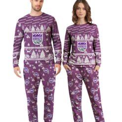 Sacramento Kings Christmas Pattern Family Matching Pajamas Sets Best Gift For Christmas image Sacramento Kings Christmas Pattern Family Matching Pajamas Sets Best Gift For Christmas Product Photo 3