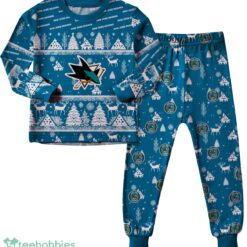 San Jose Sharks Christmas Pattern Family Matching Pajamas Sets Best Gift For Christmas image San Jose Sharks Christmas Pattern Family Matching Pajamas Sets Best Gift For Christmas Product Photo 4