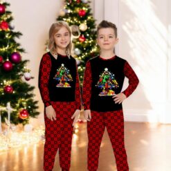 Scissor Hairstylist Christmas Tree Scissor Hairstylist Family Matching Pajama Set image Scissor Hairstylist Christmas Tree Scissor Hairstylist Family Matching Pajama Set Product Photo 4