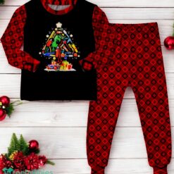 Scissor Hairstylist Christmas Tree Scissor Hairstylist Family Matching Pajama Set image Scissor Hairstylist Christmas Tree Scissor Hairstylist Family Matching Pajama Set Product Photo 3