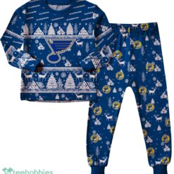 St Louis Blues Christmas Pattern Family Matching Pajamas Sets Best Gift For Christmas image St Louis Blues Christmas Pattern Family Matching Pajamas Sets Best Gift For Christmas Product Photo 2