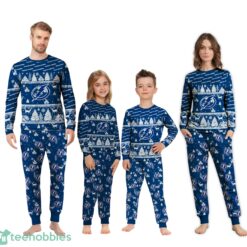 Tampa Bay Lightning Christmas Pattern Family Matching Pajamas Sets Best Gift For Christmas image Tampa Bay Lightning Christmas Pattern Family Matching Pajamas Sets Best Gift For Christmas Product Photo 4