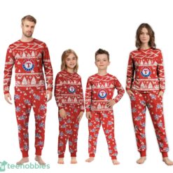 Texas Rangers MLB Christmas Pattern Family Matching Pajamas Sets Best Gift For Christmas image Texas Rangers MLB Christmas Pattern Family Matching Pajamas Sets Best Gift For Christmas Product Photo 3