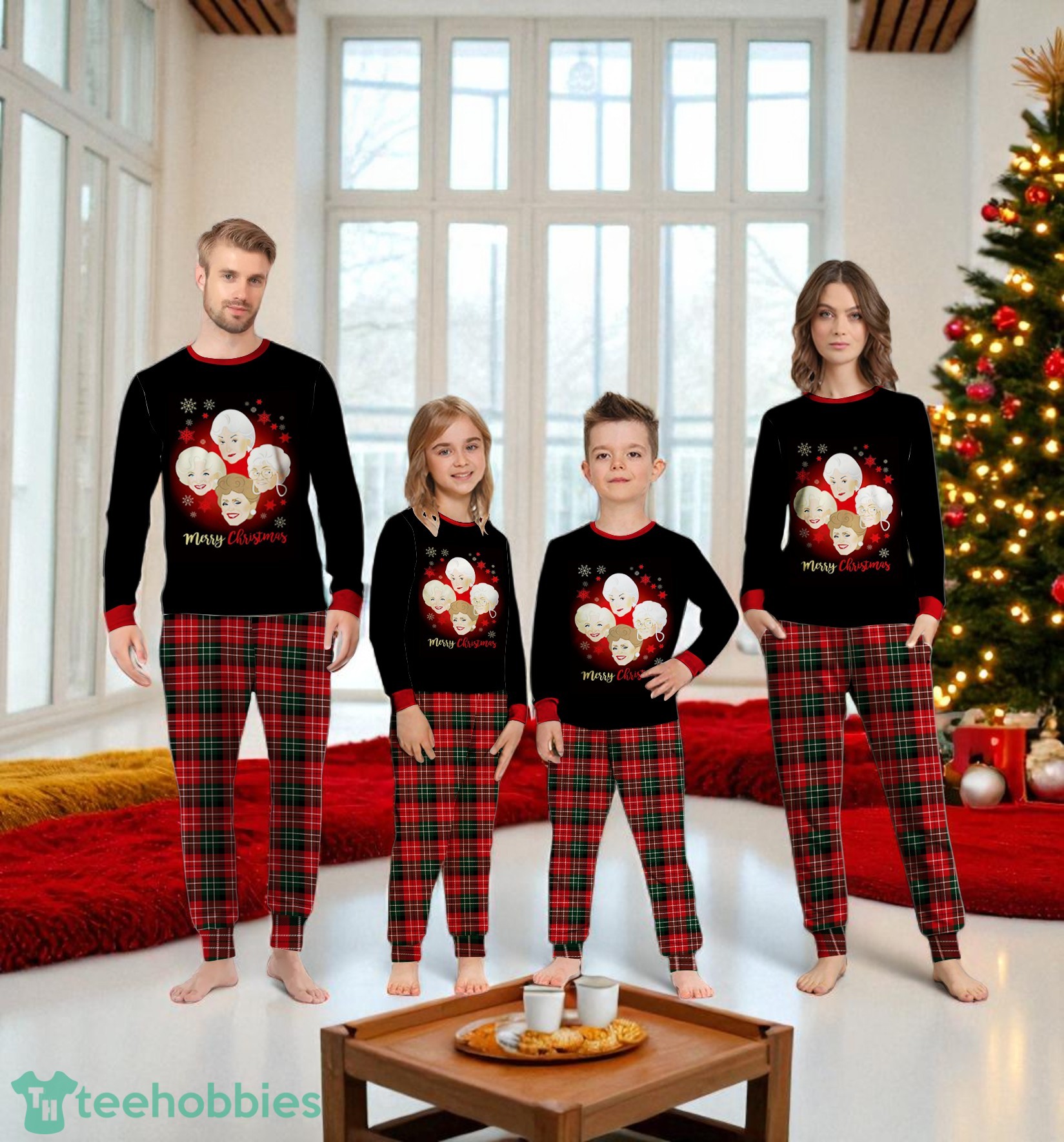 the-golden-girls-christmas-style-plaid-seamless-pattern-pajamas-pants-matching-pajamas-family-set-1.jpg The Golden Girls Christmas Style Plaid Seamless Pattern Pajamas Pants Matching Pajamas Family Set Product Photo 2