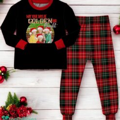 The Golden Girls May Your Days Be Golden And Bright Christmas Matching Pajamas Family Set image The Golden Girls May Your Days Be Golden And Bright Christmas Matching Pajamas Family Set Product Photo 3