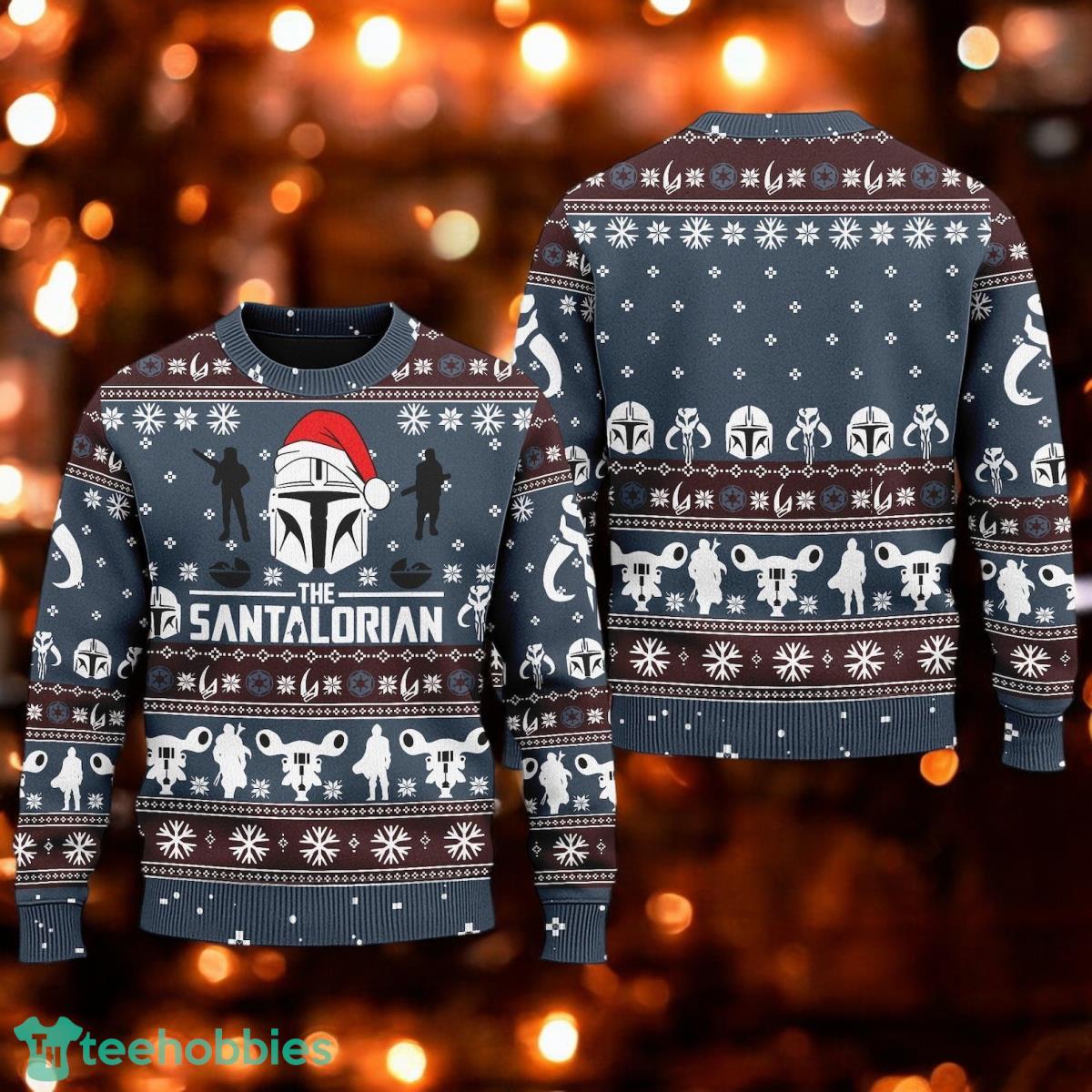 The Santalorian Christmas Ugly Sweater Darth Vader 3D Christmas image The Santalorian Christmas Ugly Sweater Darth Vader 3D Christmas Product Photo 1