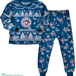 Toronto Blue Jays MLB Christmas Pattern Family Matching Pajamas Sets Best Gift For Christmas image Toronto Blue Jays MLB Christmas Pattern Family Matching Pajamas Sets Best Gift For Christmas Product Photo 2