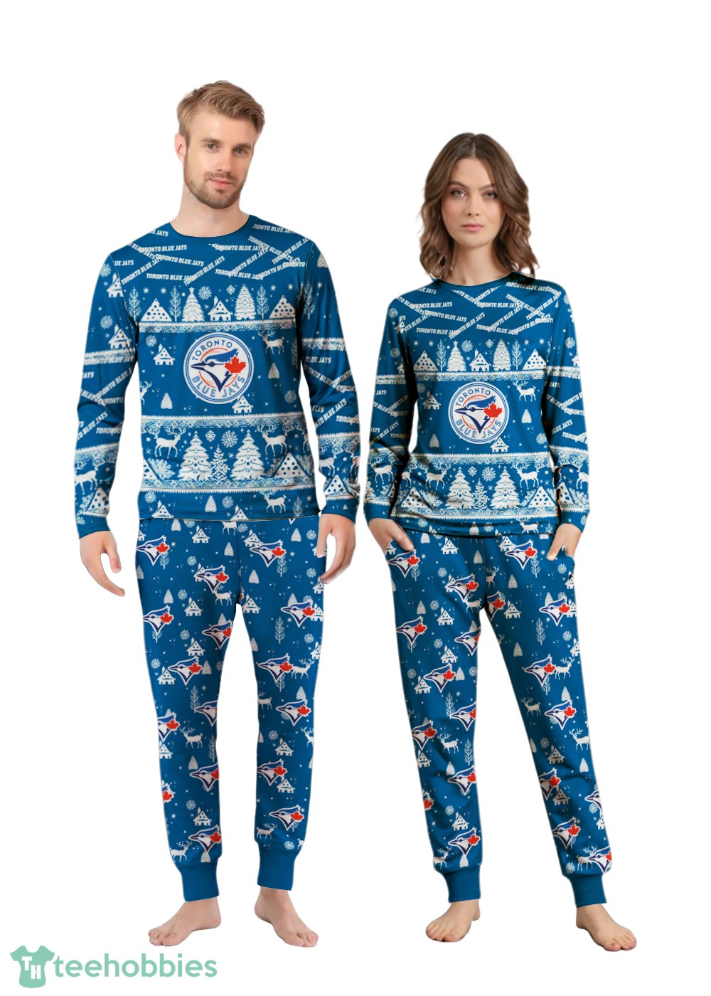 toronto-blue-jays-mlb-christmas-pattern-family-matching-pajamas-sets-best-gift-for-christmas.jpg Toronto Blue Jays MLB Christmas Pattern Family Matching Pajamas Sets Best Gift For Christmas Product Photo 3