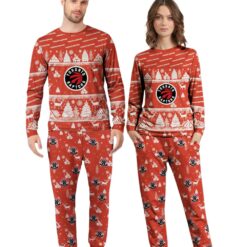 Toronto Raptors Christmas Pattern Family Matching Pajamas Sets Best Gift For Christmas image Toronto Raptors Christmas Pattern Family Matching Pajamas Sets Best Gift For Christmas Product Photo 4
