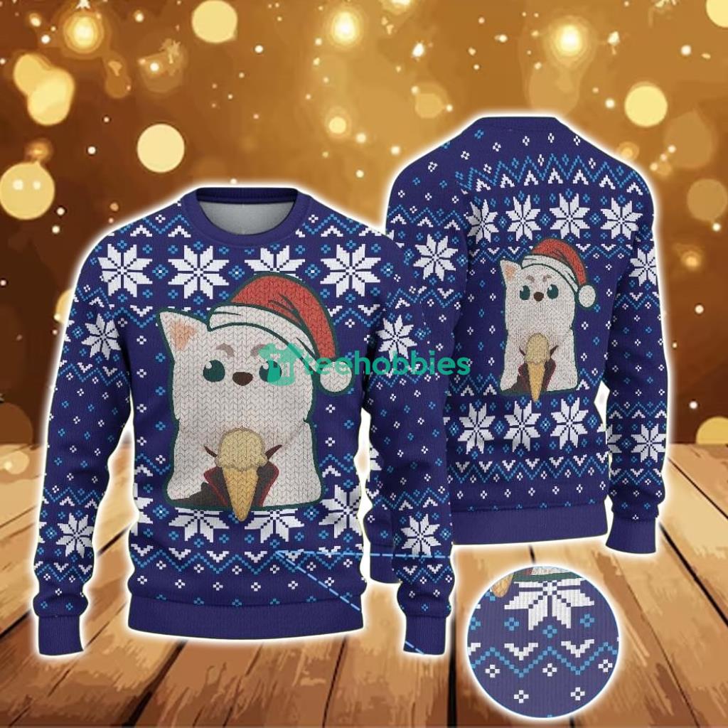 ugly-christmas-sweater-with-snowflake-pattern-featuring-chivas-inspisanta-cat-design.jpg Ugly Christmas Sweater With Snowflake Pattern Featuring Chivas-InspiSanta Cat Design Product Photo 1
