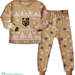 Vegas Golden Knights Christmas Pattern Family Matching Pajamas Sets Best Gift For Christmas image Vegas Golden Knights Christmas Pattern Family Matching Pajamas Sets Best Gift For Christmas Product Photo 2