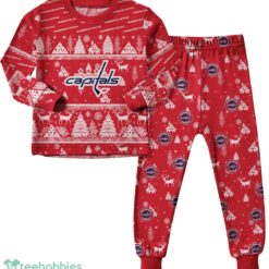 Washington Capitals Christmas Pattern Family Matching Pajamas Sets Best Gift For Christmas image Washington Capitals Christmas Pattern Family Matching Pajamas Sets Best Gift For Christmas Product Photo 2
