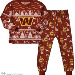 Washington Commanders Christmas Pattern Family Matching Pajamas Sets Best Gift For Christmas image Washington Commanders Christmas Pattern Family Matching Pajamas Sets Best Gift For Christmas Product Photo 3