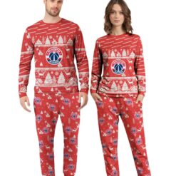 Washington Wizards Christmas Pattern Family Matching Pajamas Sets Best Gift For Christmas image Washington Wizards Christmas Pattern Family Matching Pajamas Sets Best Gift For Christmas Product Photo 4