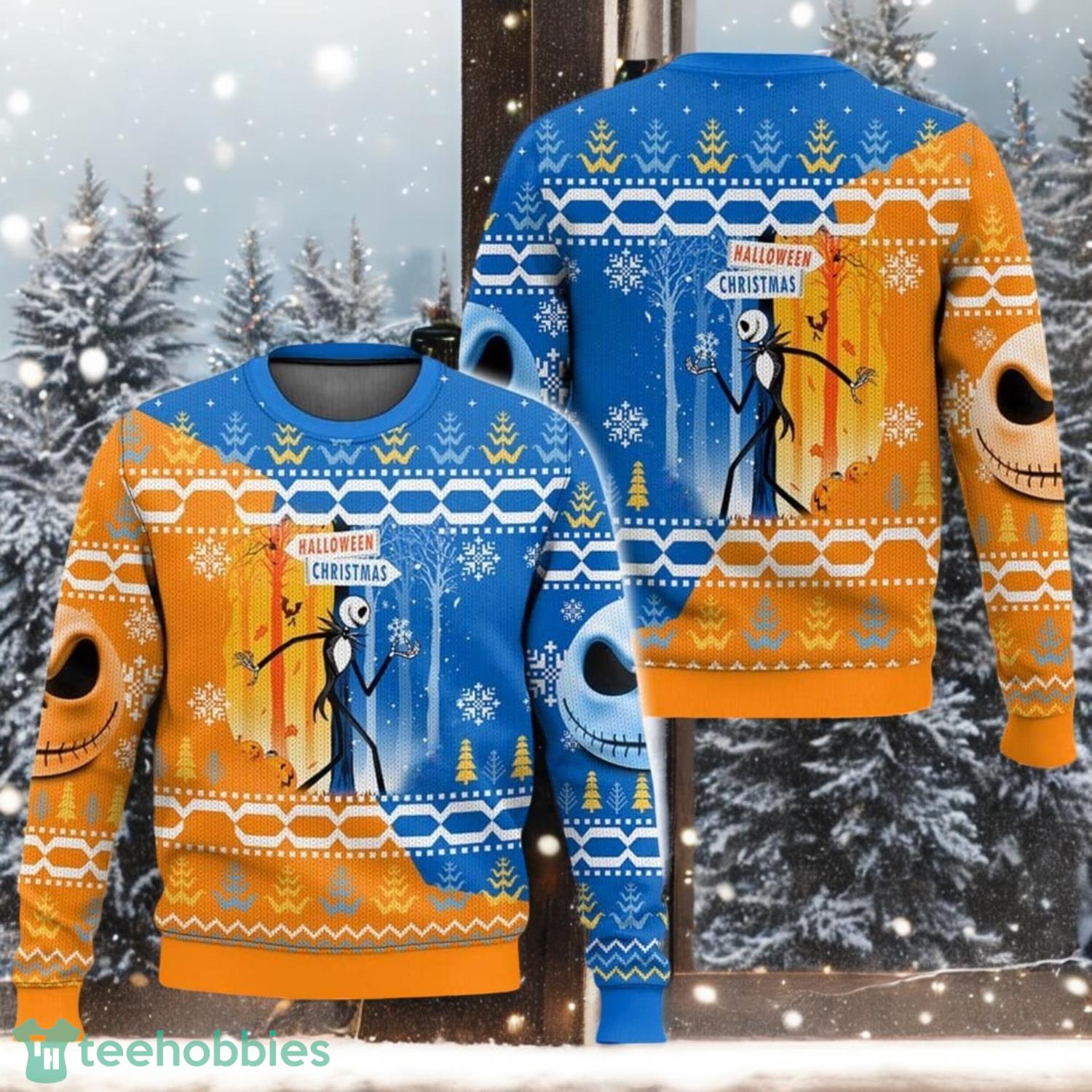 Christmas Horror Character Ugly Sweater image Christmas Horror Character Ugly Sweater Product Photo 1