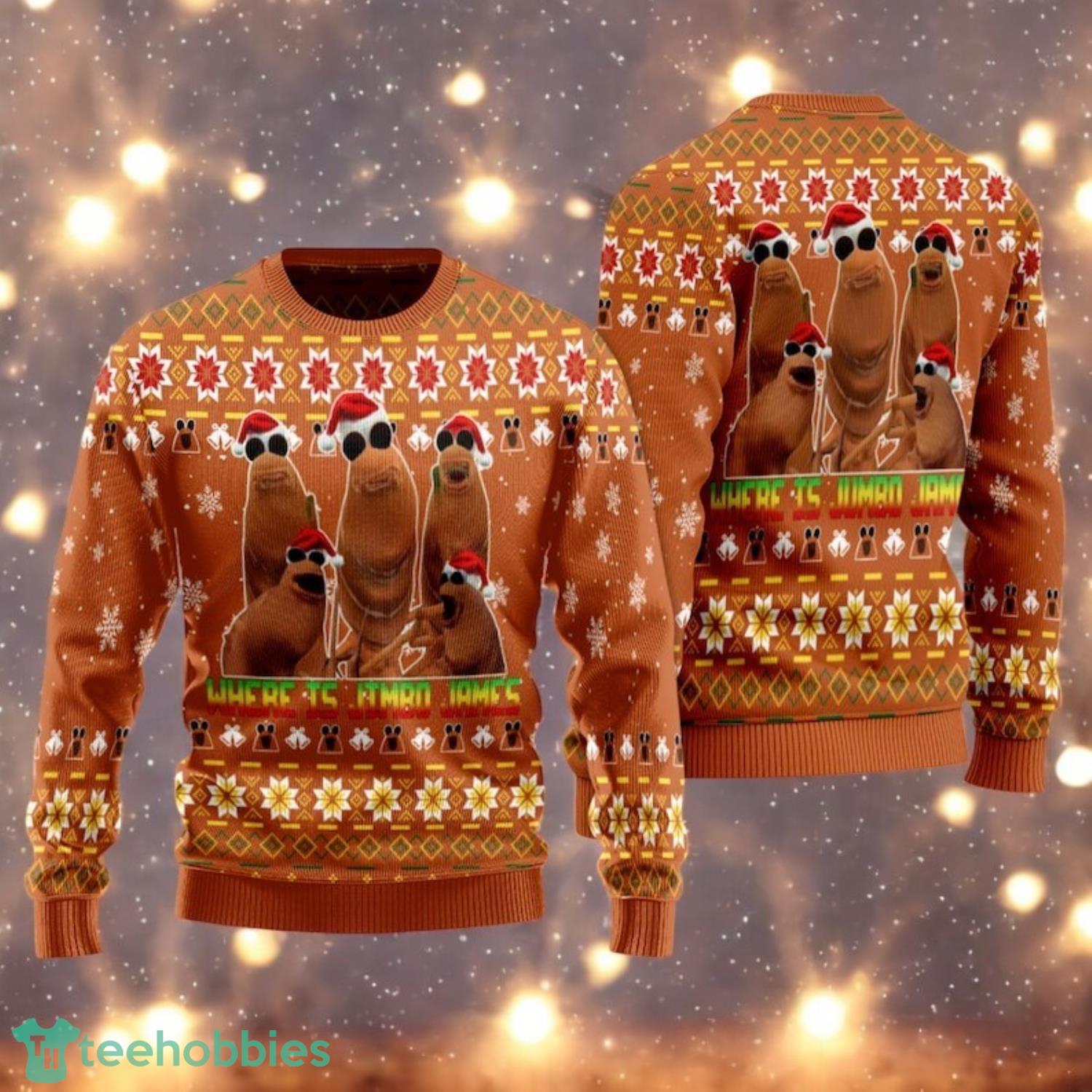 Marcus The Worm Ugly Christmas Sweater For Men And Women Marcus The Worm Ugly Christmas Sweater For Men And Women Product Photo 1